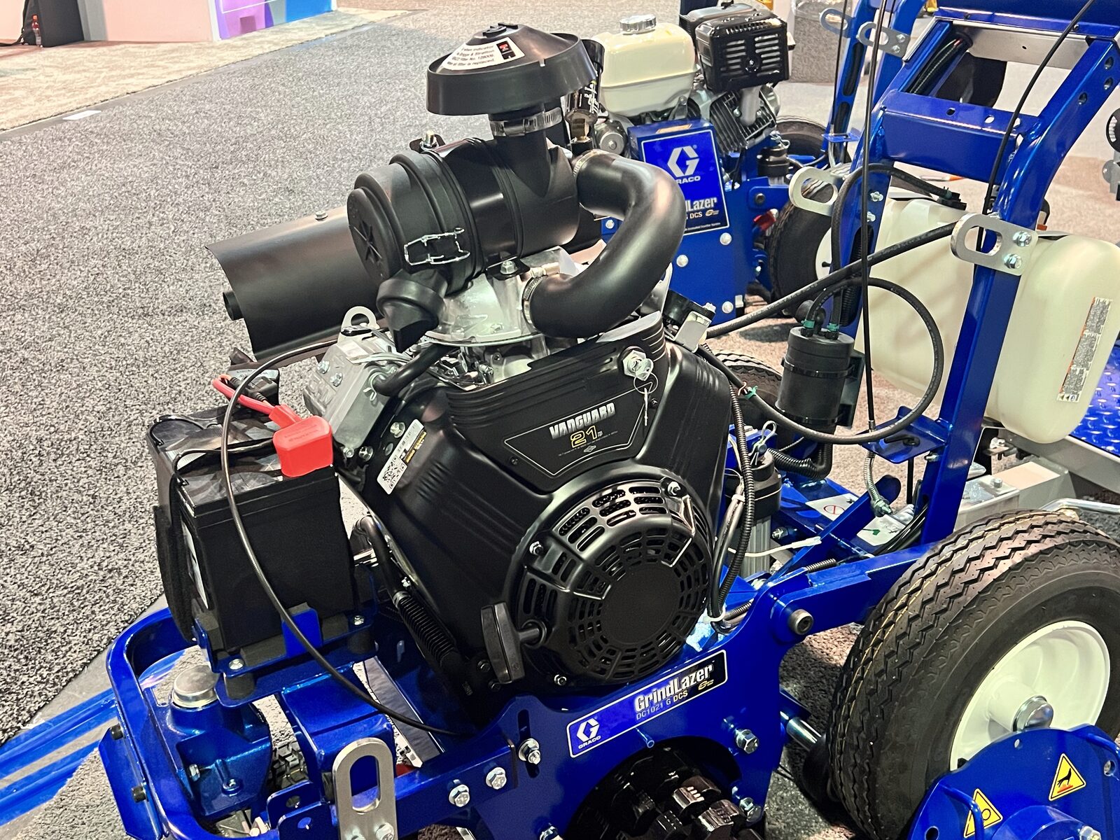 Graco line striping machine with Briggs propane engine serviced by 2 J's